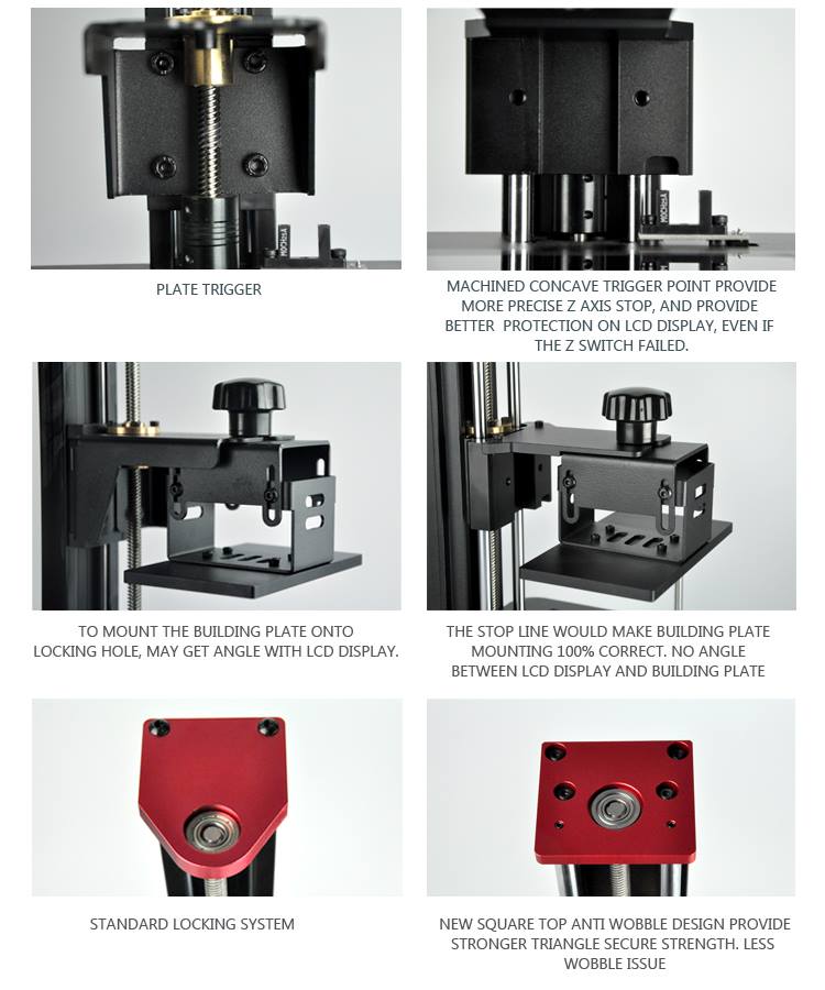 KIT UPGRADE WANHAO DUPLICATOR 7 1.3-1.4 vers 1.5 - wanhao france