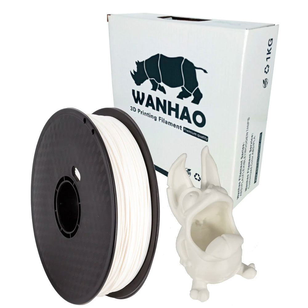 PLA PREMIUM WANHAO BLANC NEIGE 1Kg certifié FDA