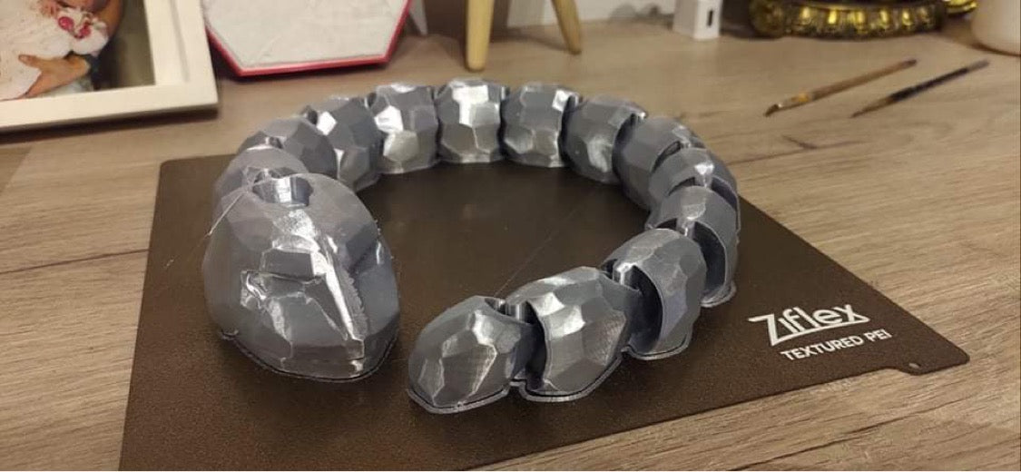 PLA Silk Gris Argent Premium Wanhao - 1.75mm, 1 Kg