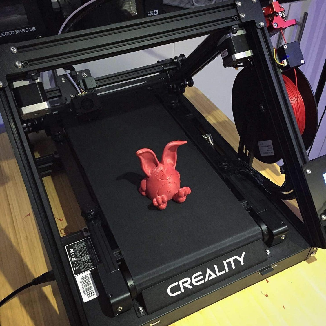 PLA PREMIUM WANHAO ROUGE 1Kg 1.75mm