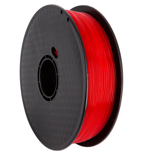 PLA PREMIUM WANHAO ROUGE TRANSPARENT 1Kg