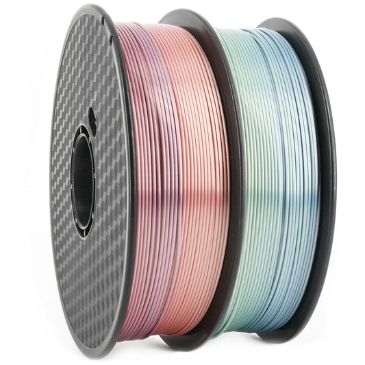 PLA Silk Premium MULTICOULEUR arc-en-ciel Wanhao - 1.75mm, 1 Kg